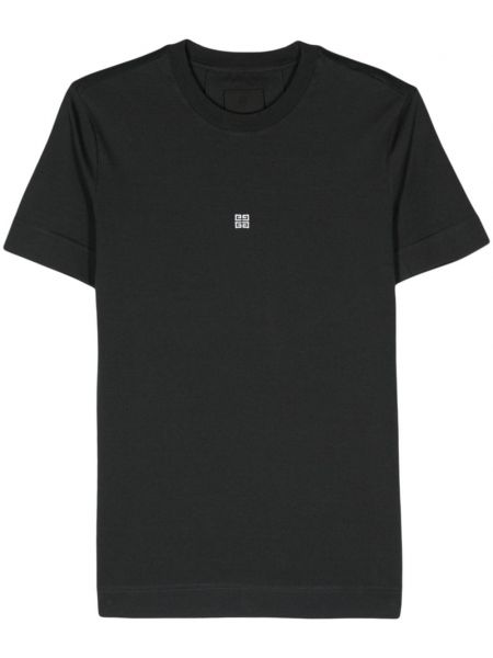Kokvilnas t-krekls ar apdruku Givenchy pelēks