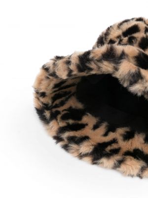 Pelz mütze mit print mit leopardenmuster Zadig&voltaire