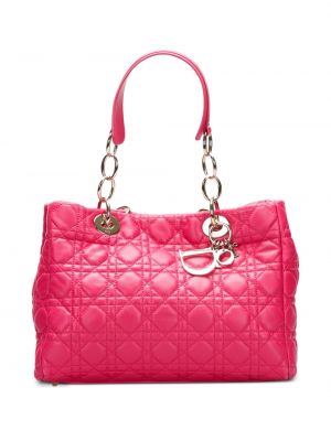 Nákupná taška Christian Dior - ružová