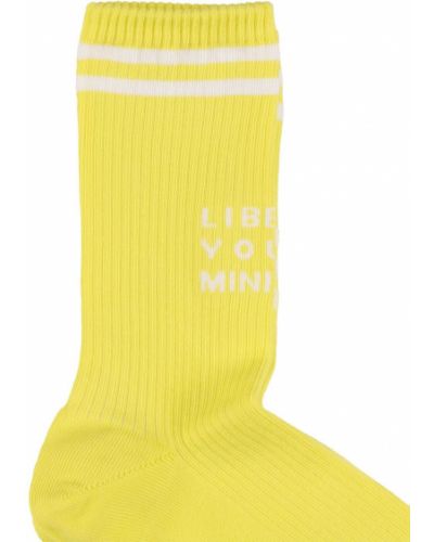 Памучни чорапи Liberal Youth Ministry жълто