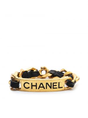 Bracelet Chanel Pre-owned noir