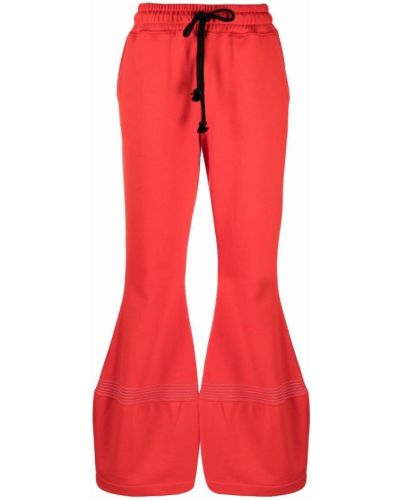 Pantalones con cordones bootcut Jw Anderson rojo