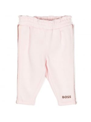 Pantaloni Boss Kidswear rosa