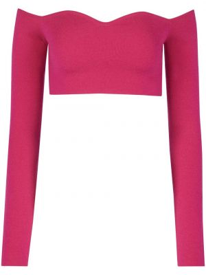 Пуловер Nina Ricci розово