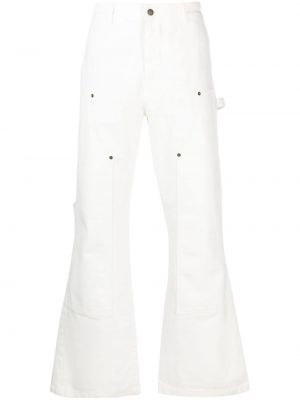 Zvonové džíny Darkpark bílé