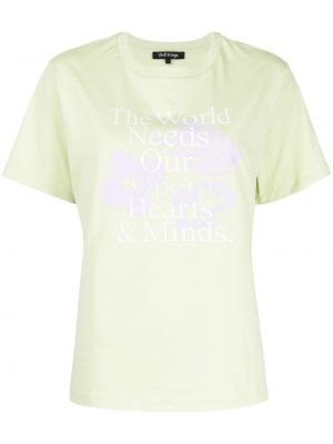T-shirt con stampa Tout A Coup verde