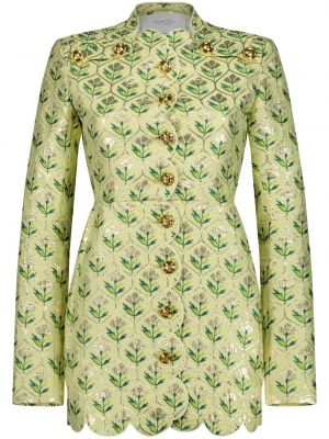 Žakárový kvetinový kabát Giambattista Valli