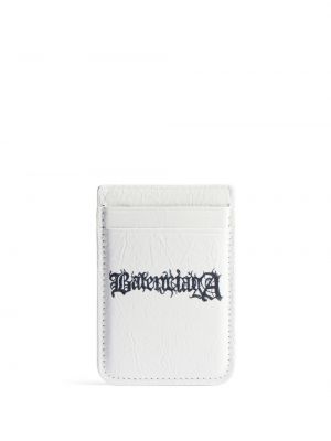Πορτοφόλι με σχέδιο Balenciaga λευκό