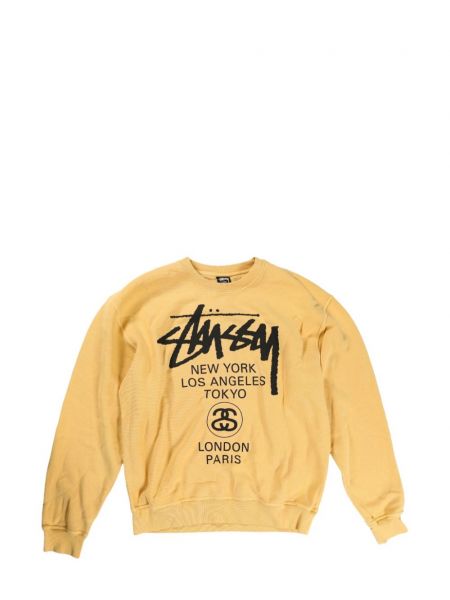 Collegepaita Stüssy keltainen