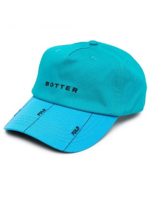 Brodert cap Botter blå