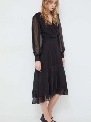 Sukienka midi Bruuns Bazaar czarna