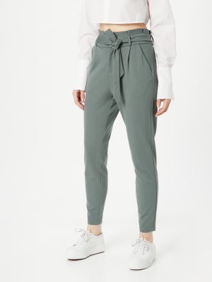 Plisované nohavice Vero Moda zelená