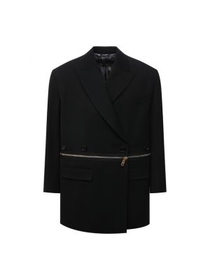 Шерстяной пиджак Dolce & Gabbana черный