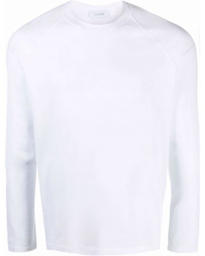 Camiseta de manga larga manga larga Cruciani blanco