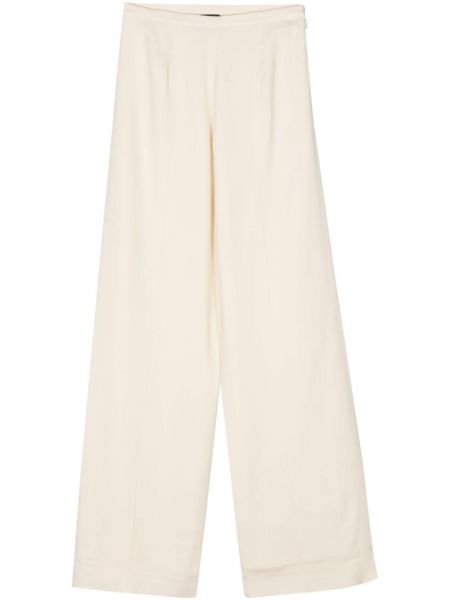 Rovné kalhoty Taller Marmo bílé