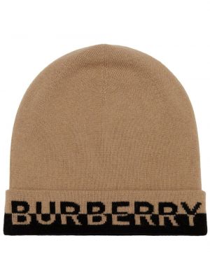 Dzianinowa haftowana czapka Burberry