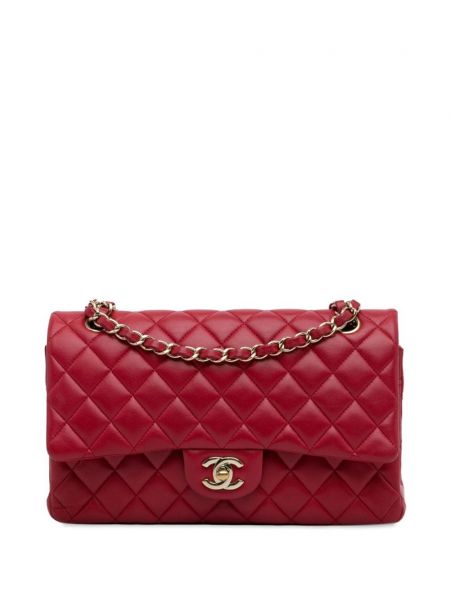 Класически чанта за ръка Chanel Pre-owned червено