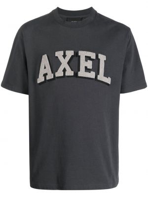 Тениска с принт Axel Arigato сиво