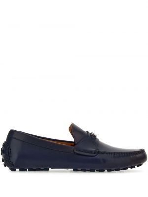 Leder loafer mit schnalle Ferragamo blau