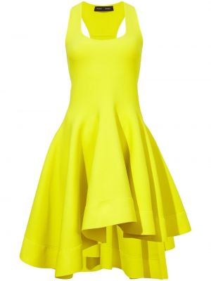 Sukienka koktajlowa asymetryczna Proenza Schouler żółta