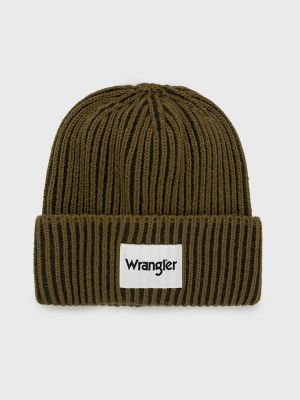 Dzianinowa czapka Wrangler zielona