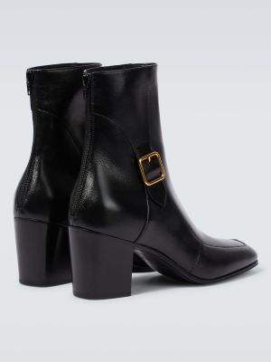 Chelsea boots en cuir Saint Laurent noir
