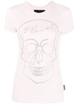 Krystaller t-skjorte Philipp Plein rosa