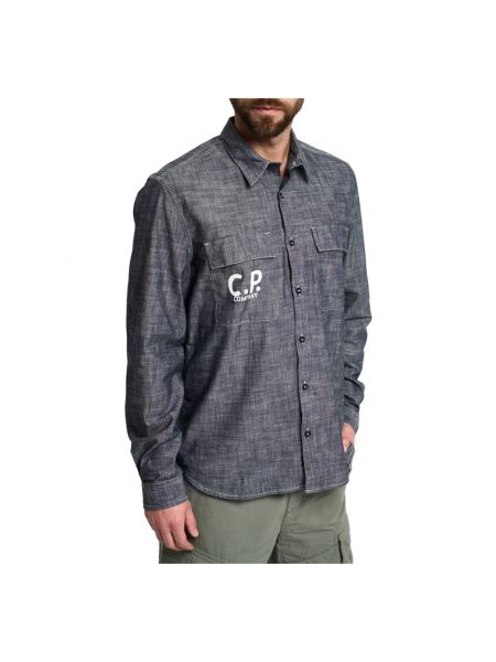 Koszula z długim rękawem C.p. Company niebieska