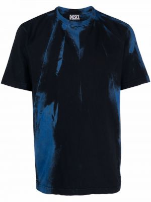 Camiseta con estampado tie dye Diesel azul