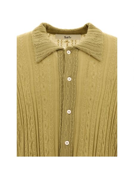 Camisa de lana Séfr verde