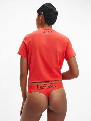 Tango nohavičky Calvin Klein Underwear oranžová