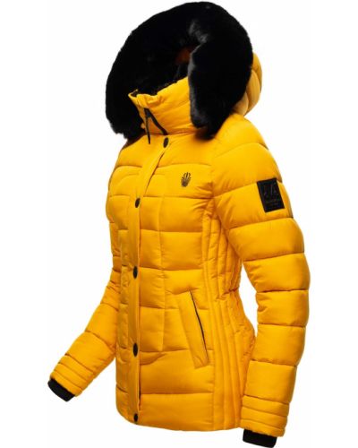 Palton de iarna Marikoo galben