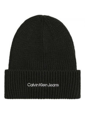 Czarna czapka Calvin Klein Jeans