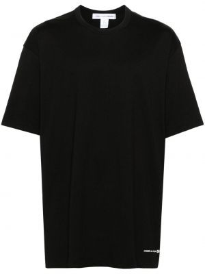 Bavlněné tričko Comme Des Garçons černé