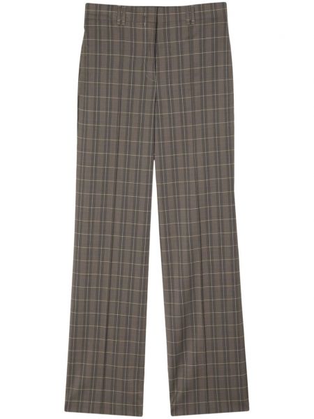 Pantalon en laine à carreaux Paul Smith marron