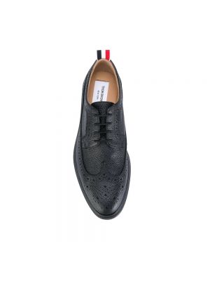 Zapatos brogues de cuero Thom Browne negro