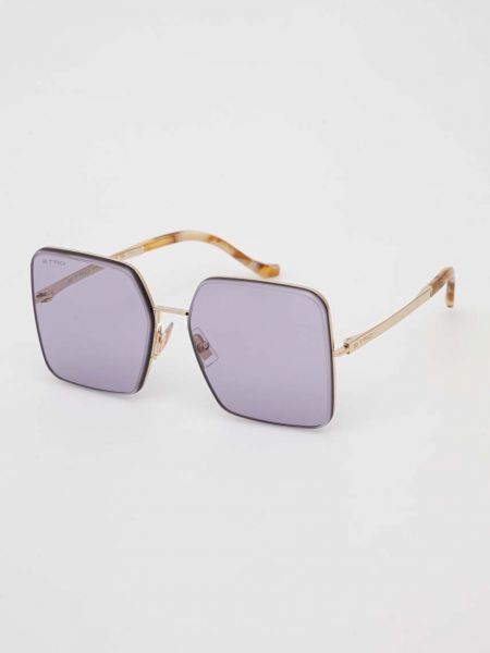 Okulary przeciwsłoneczne Etro fioletowe