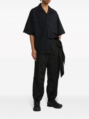 Rovné kalhoty s mašlí Simone Rocha černé