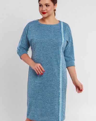 Платье Liza Fashion, голубое