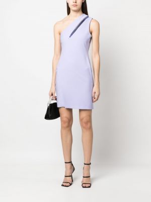 Mini šaty s flitry Genny fialové