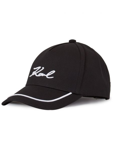 Cap aus baumwoll Karl Lagerfeld schwarz