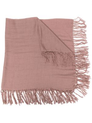 Kashmir silke frynser skjerf Brunello Cucinelli rosa