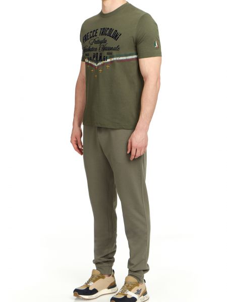 Спортивные штаны Aeronautica Militare зеленые