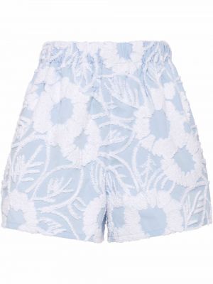 Floral shorts Prada blå