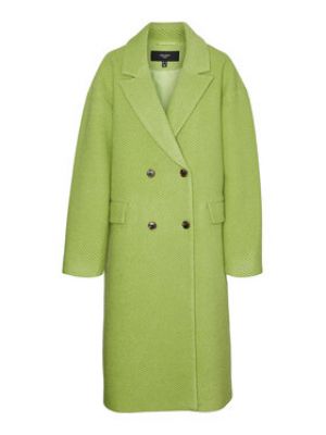 Manteau en laine Vero Moda Curve vert