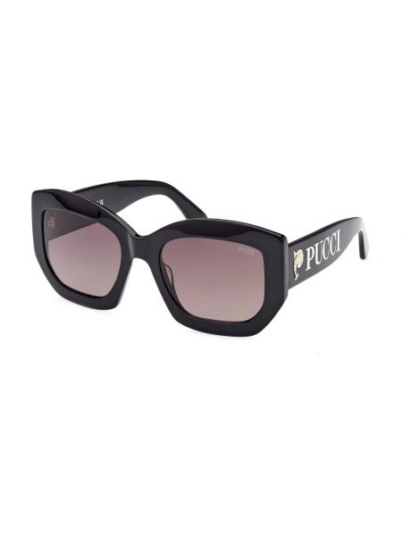 Gafas de sol elegantes Emilio Pucci negro