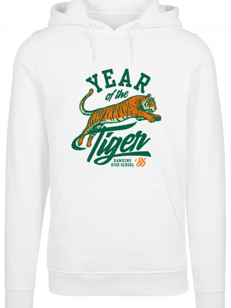 Тигровый пуловер F4nt4stic белый