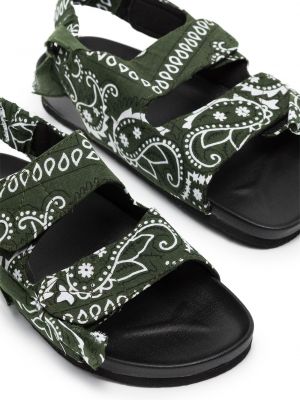 Sandales en cachemire à imprimé Arizona Love vert