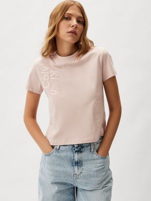Розовая футболка Calvin Klein Jeans