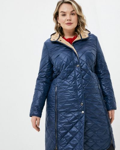 Утепленная демисезонная куртка Notte Bianca синяя